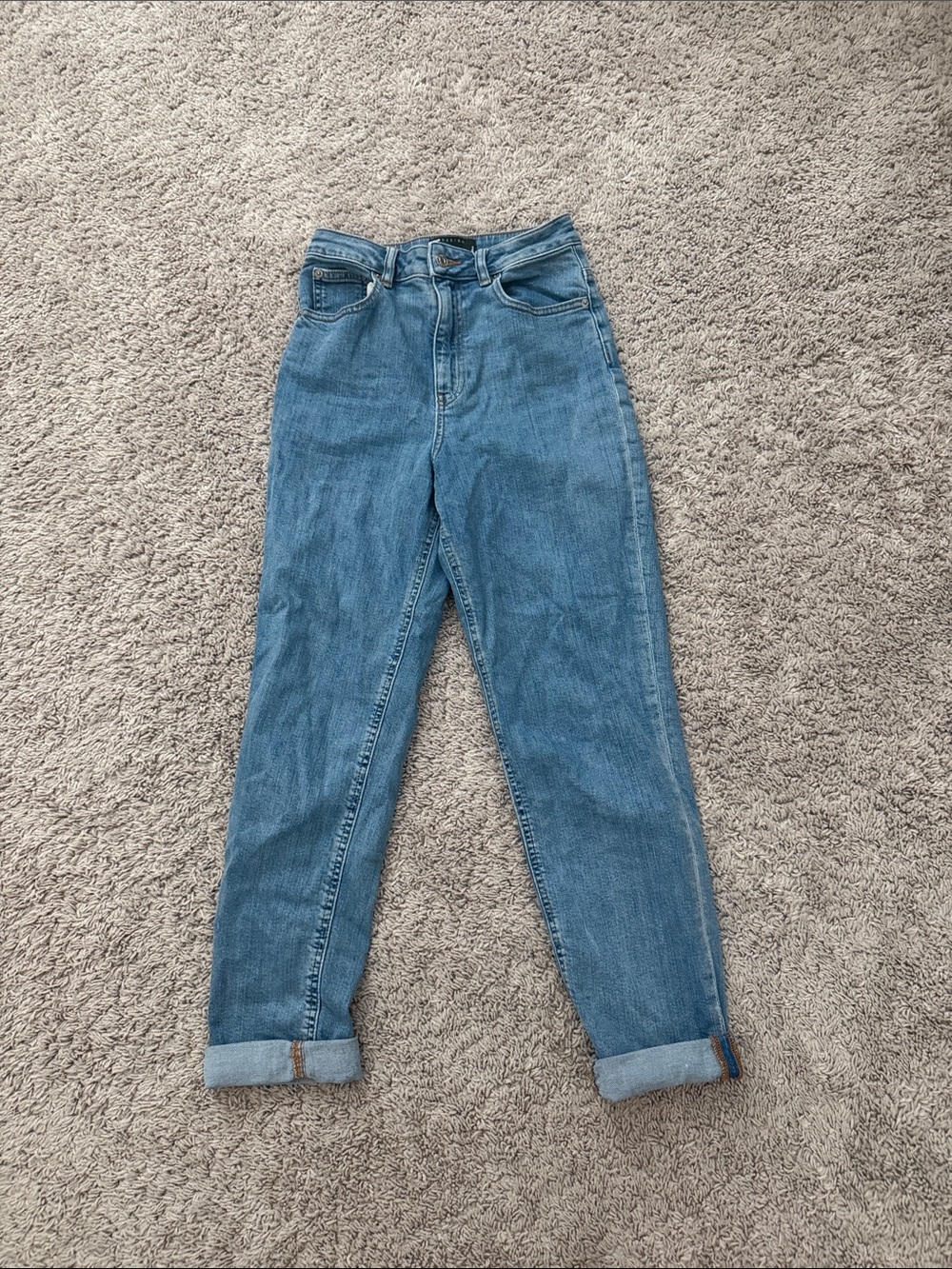 Classic High-Rise Straight Leg Blue Women’s Jeans